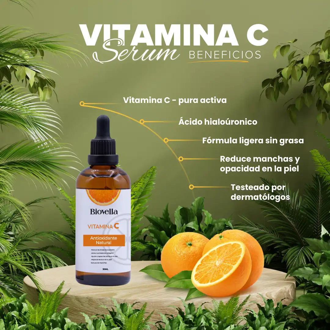 Radiance+™ Biovella | Serum Vitamina C | Activa el brillo natural de tu piel | Reduce manchas