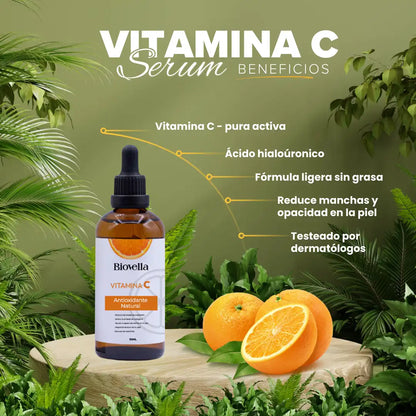 Radiance+™ Biovella | Serum Vitamina C | Activa el brillo natural de tu piel | Reduce manchas